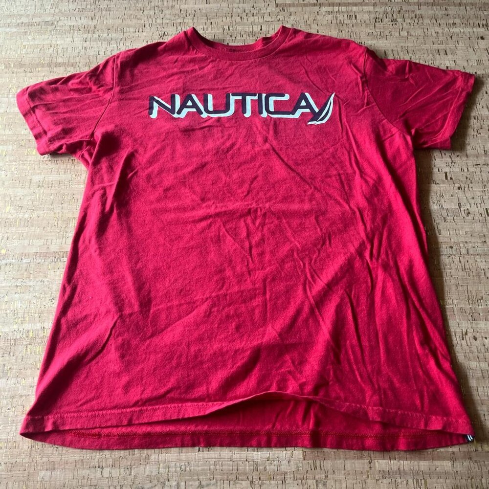 Nautica red and blue t-shirt 🚢